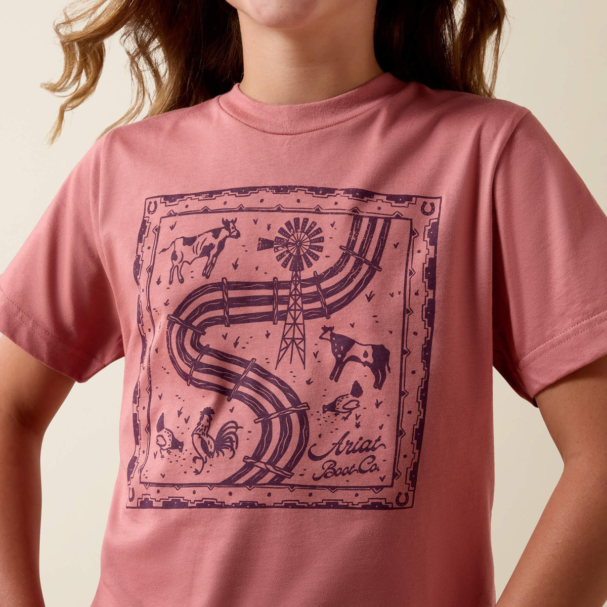 Ariat Best Price Ariat Farm Quilt T-Shirt
