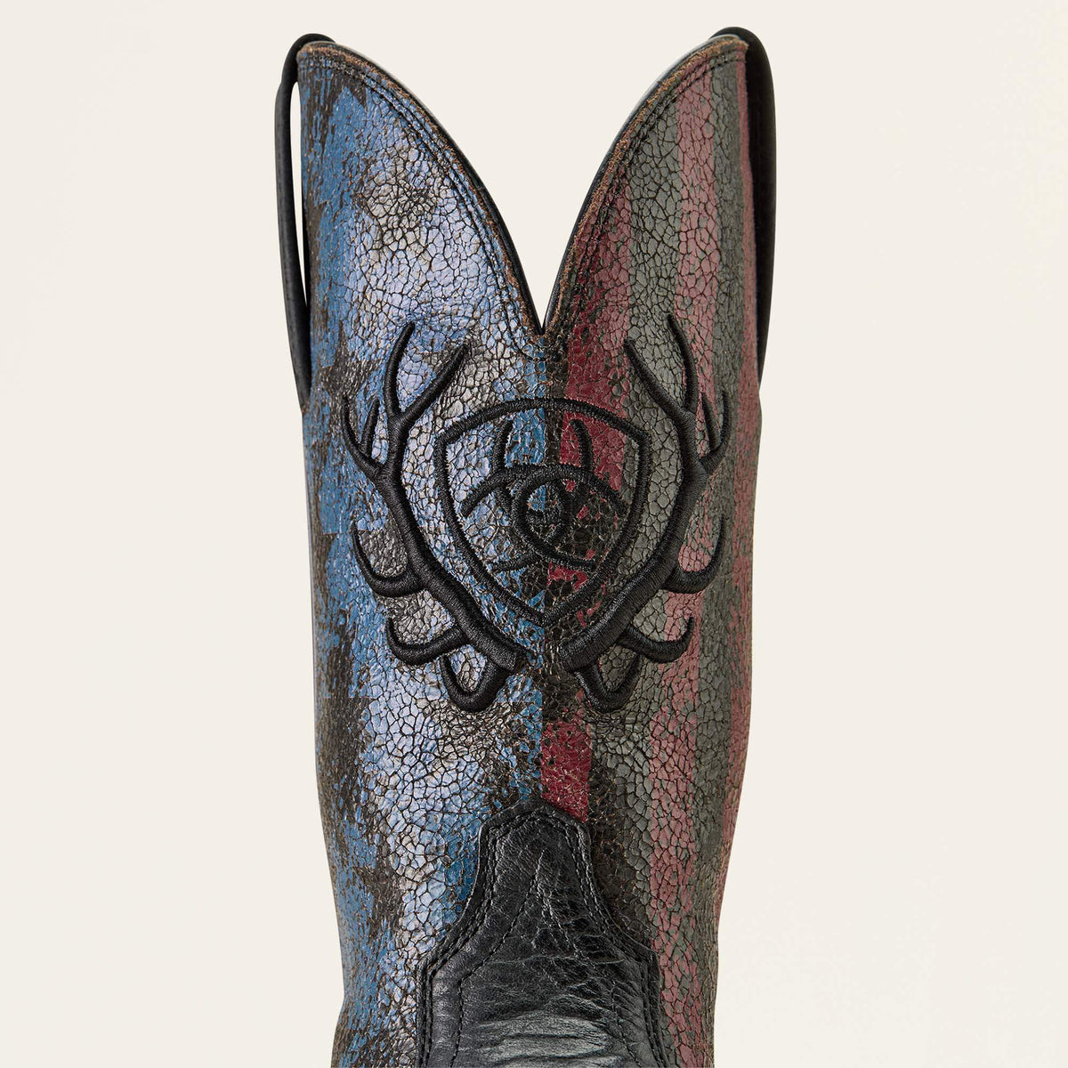 Ariat Great Value Sport Liberty Antler Wide Square Toe Cowboy Boot