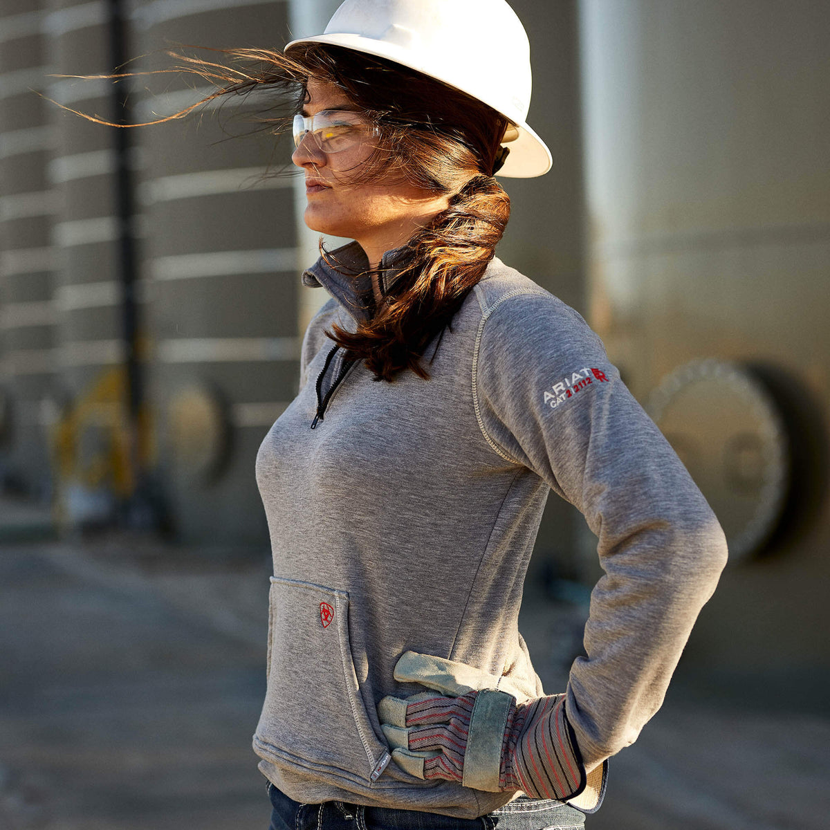Ariat Trusted FR Polartec Fleece 1/4 Zip Top
