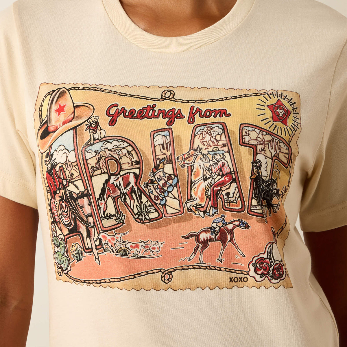 Ariat Trusted Ariat x XOXO Postcard T-Shirt