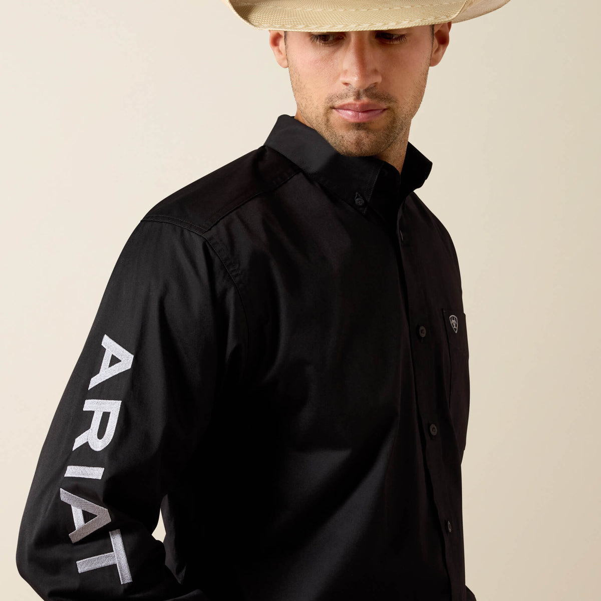 Ariat Hot Sale Team Logo Lightweight Twill Classic Fit Shirt