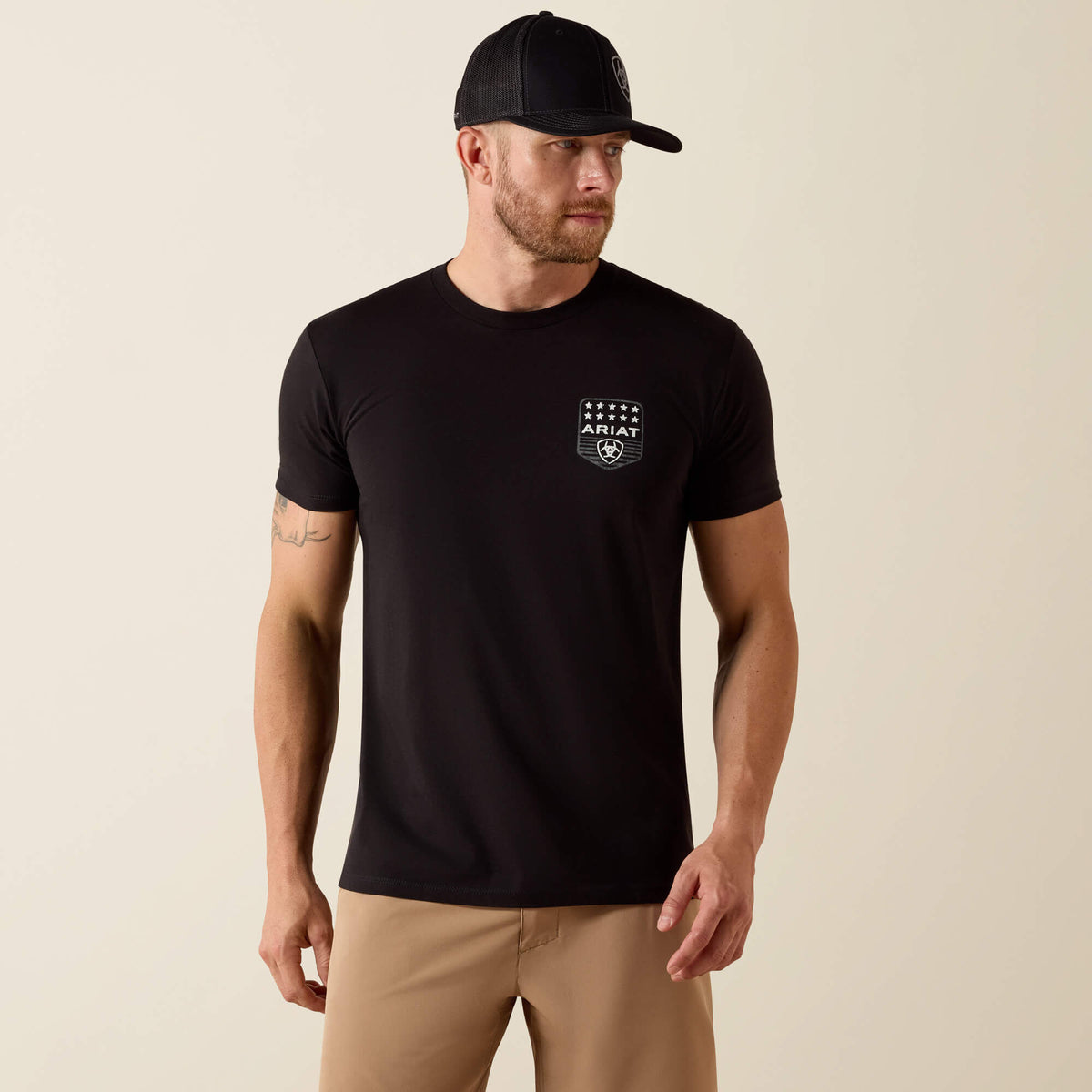 Ariat Deals Ariat Stripe Patriotic Badge T-Shirt