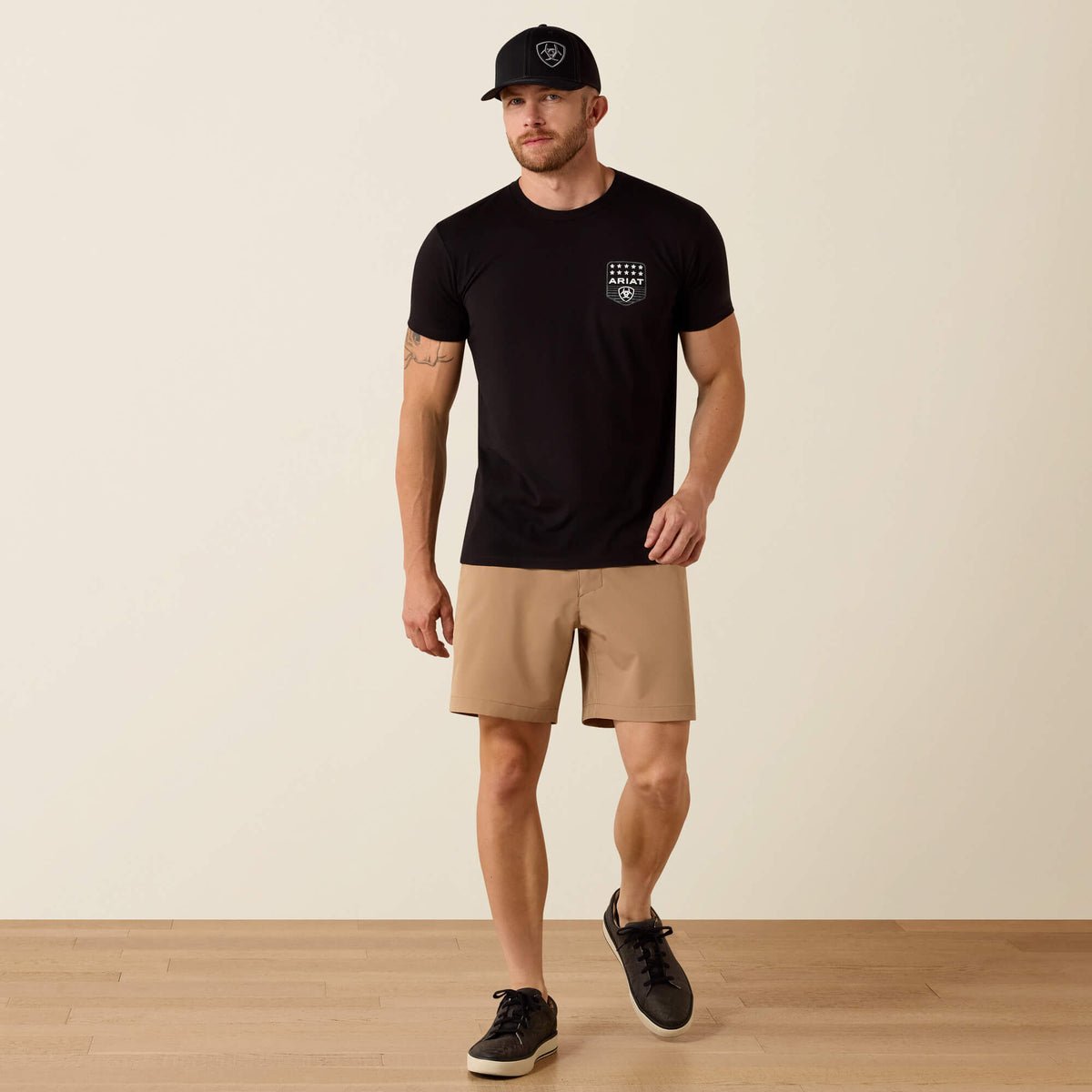Ariat Deals Ariat Stripe Patriotic Badge T-Shirt