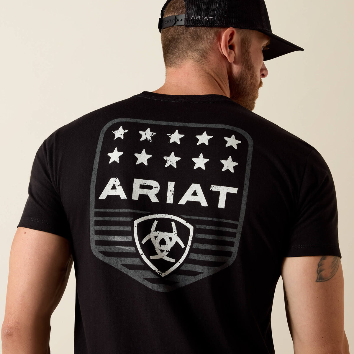 Ariat Deals Ariat Stripe Patriotic Badge T-Shirt