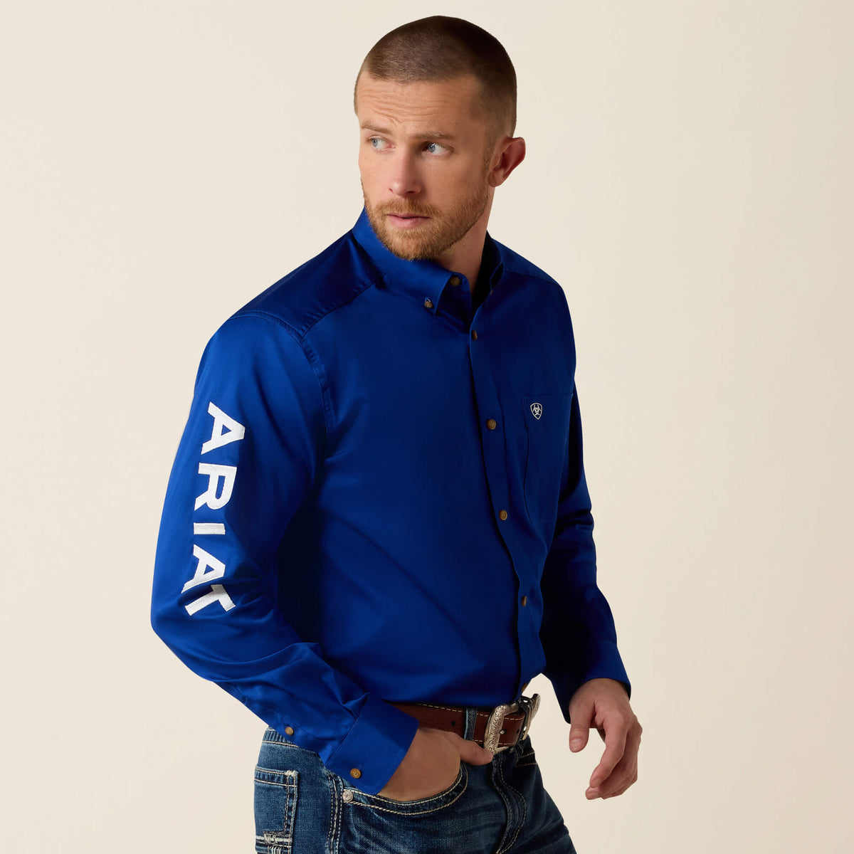 Ariat Featured Team Logo Twill Classic Fit Shirt