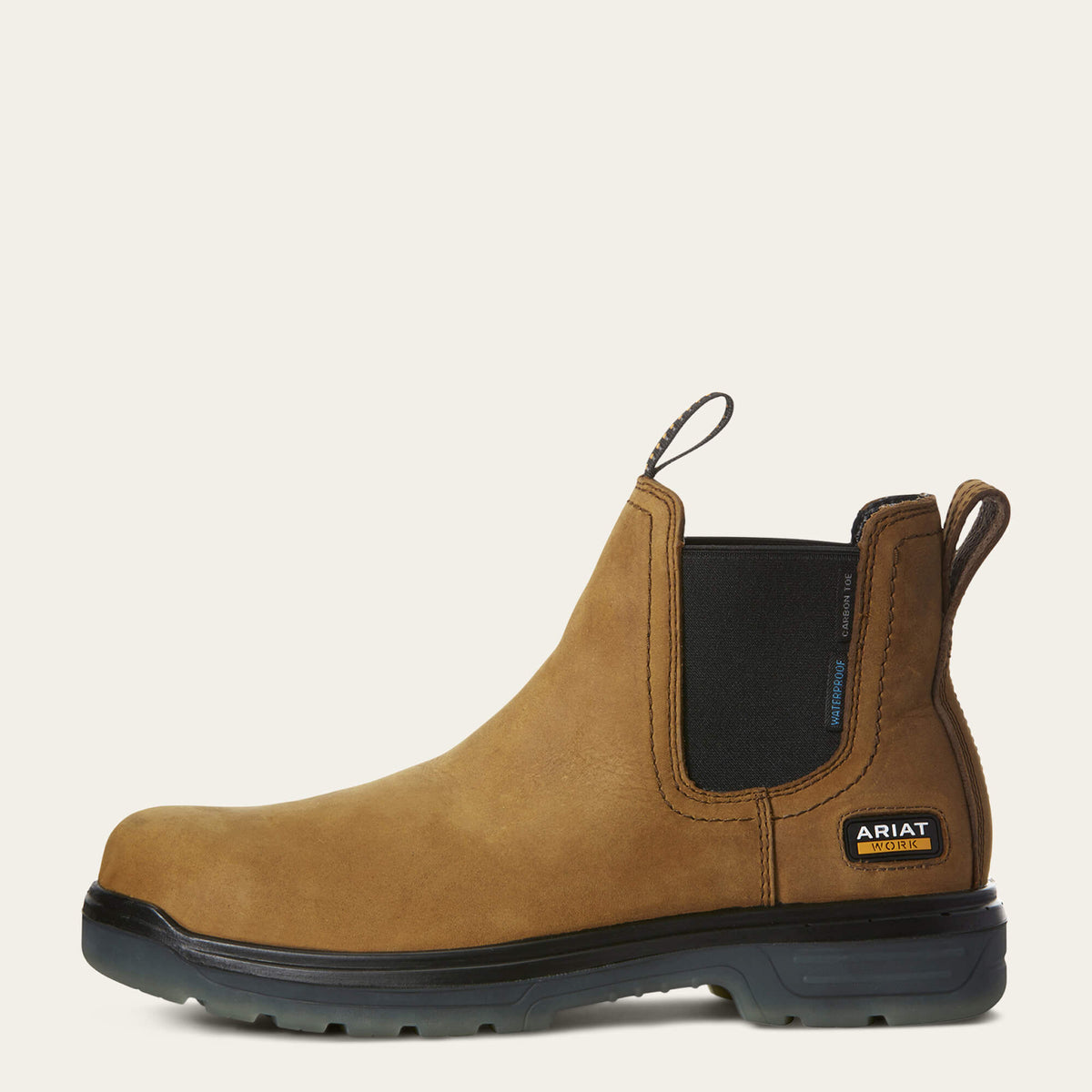 Ariat Quality Turbo Chelsea Waterproof Carbon Toe Work Boot