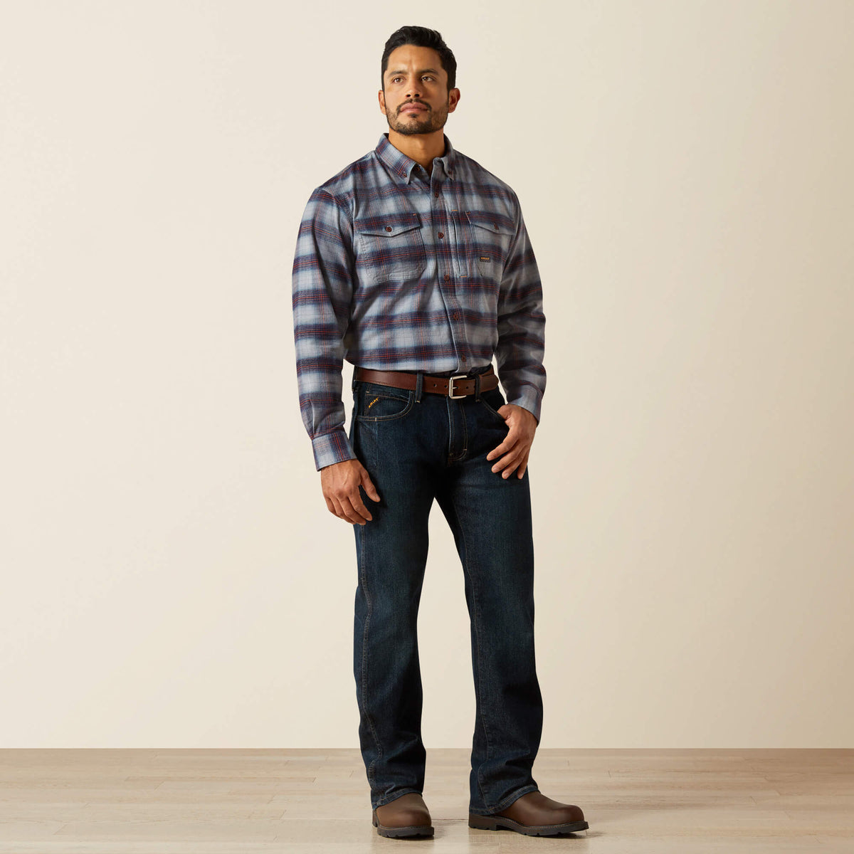 Ariat Best Seller Men's Slim Fit Work Pants - Rebar Denim