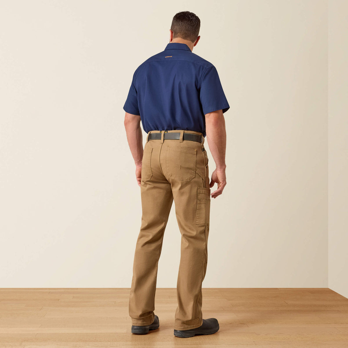 Ariat Recommended Rebar M4 Relaxed DuraStretch Washed Twill Dungaree Boot Cut Pant