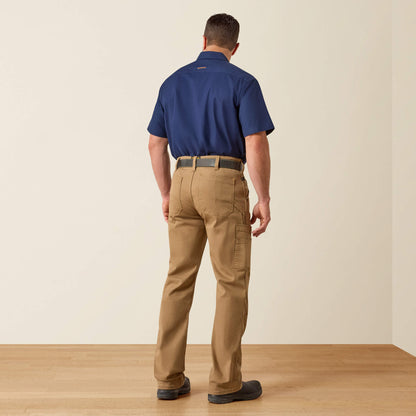 Ariat Recommended Rebar M4 Relaxed DuraStretch Washed Twill Dungaree Boot Cut Pant