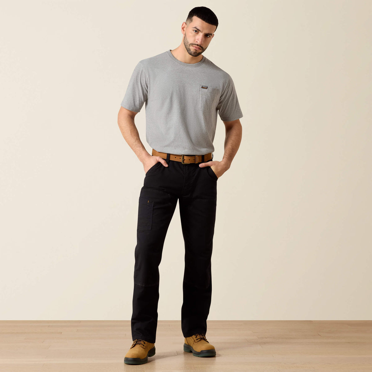 Ariat Exclusive Rebar M4 Relaxed DuraStretch Made Tough Double Front Straight Pant