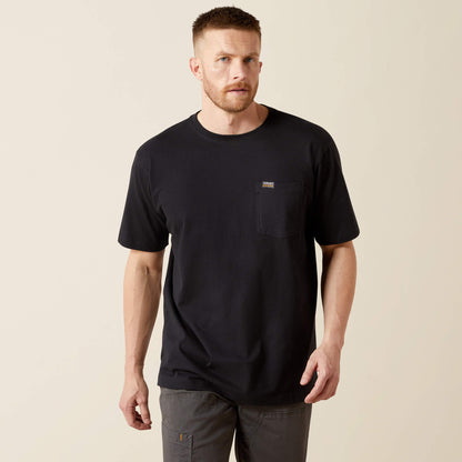 Ariat New Rebar Cotton Strong Standard Pocket T-Shirt