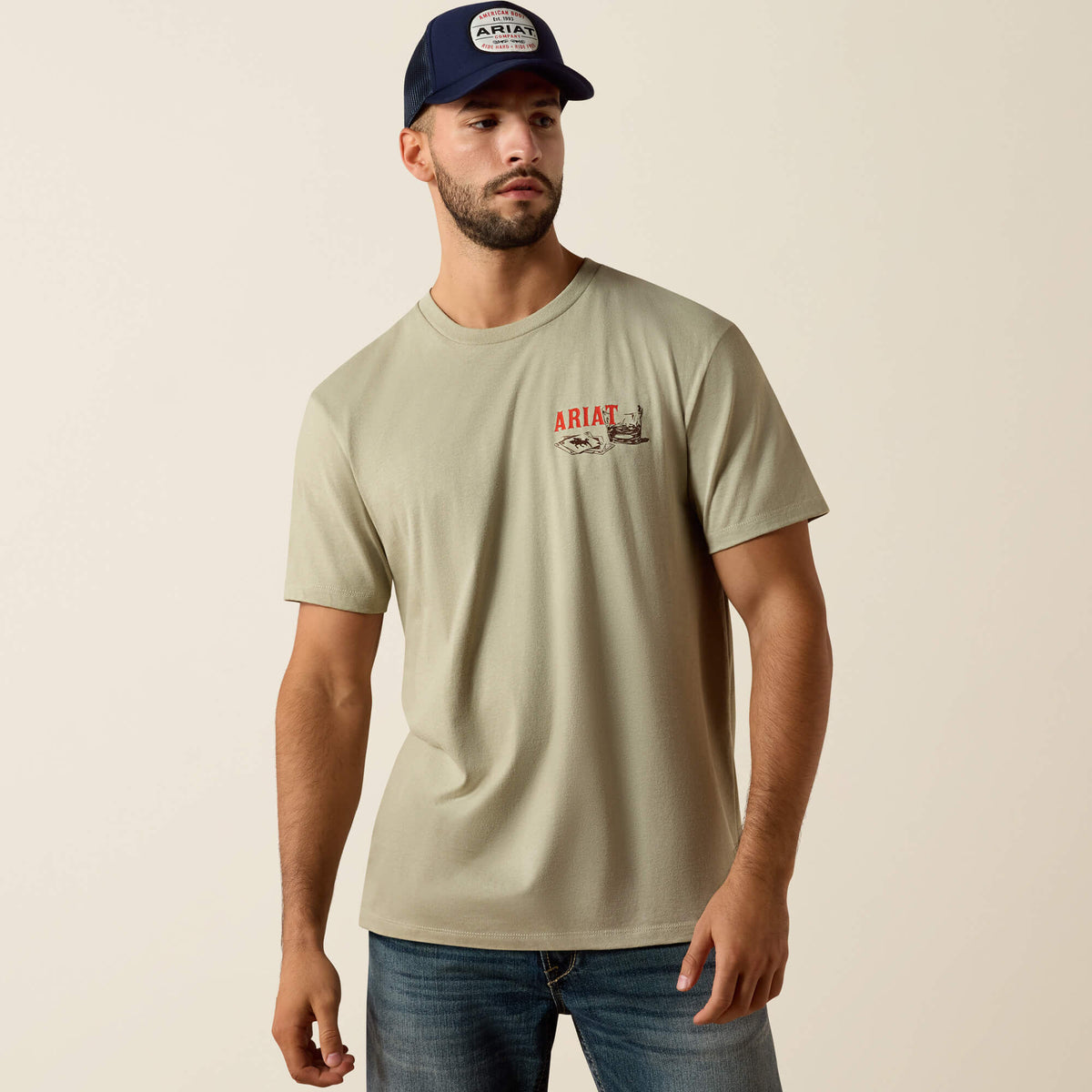 Ariat Value Ariat Whiskey Uno Classic Fit T-Shirt