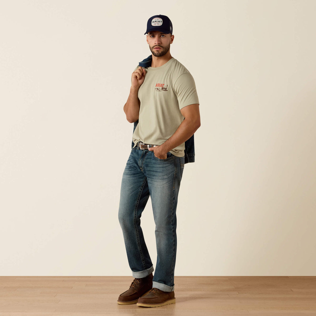 Ariat Value Ariat Whiskey Uno Classic Fit T-Shirt