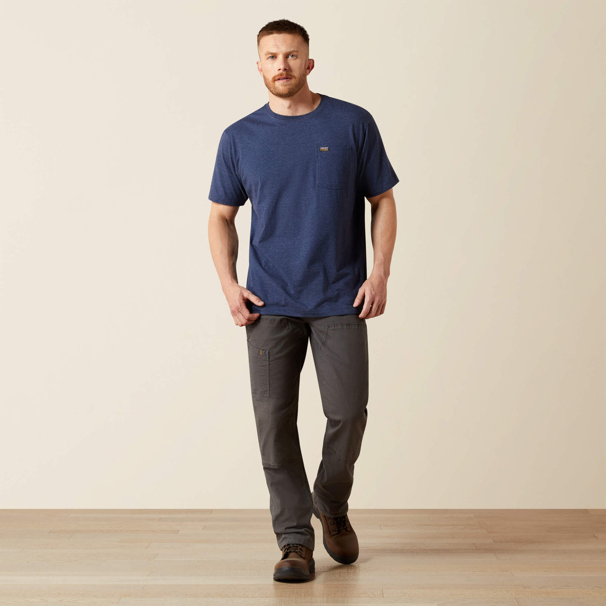 Ariat Featured Rebar Cotton Strong Standard Pocket T-Shirt