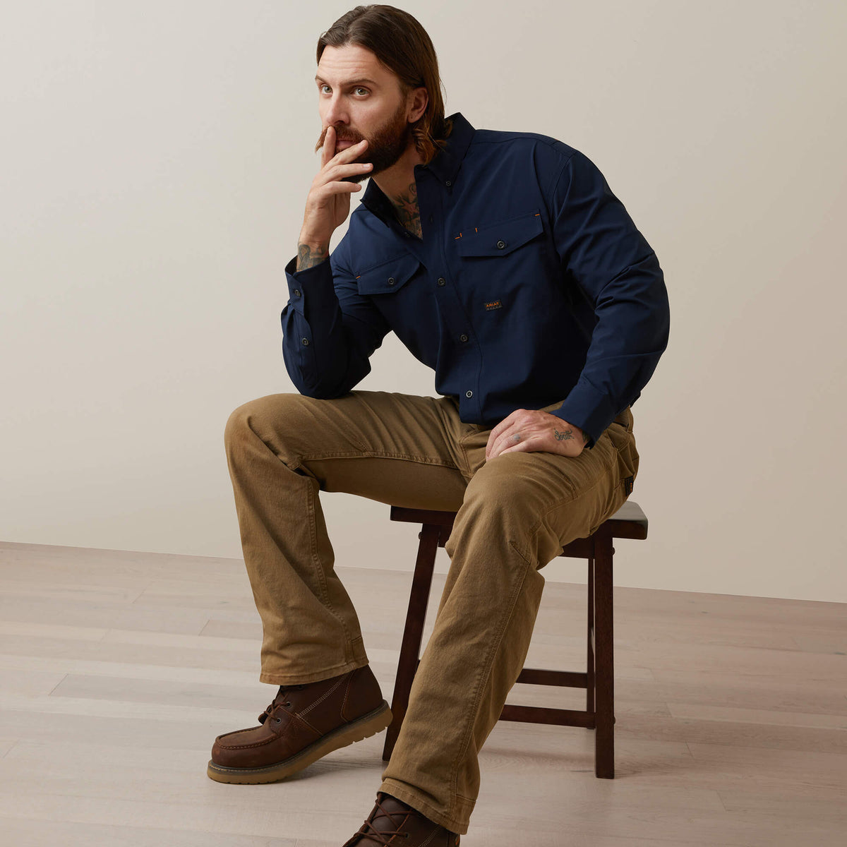 Ariat Exclusive Rebar Made Tough VentTEK DuraStretch Work Shirt