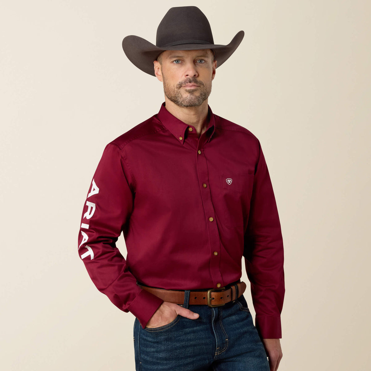 Ariat Classic Team Logo Twill Classic Fit Shirt