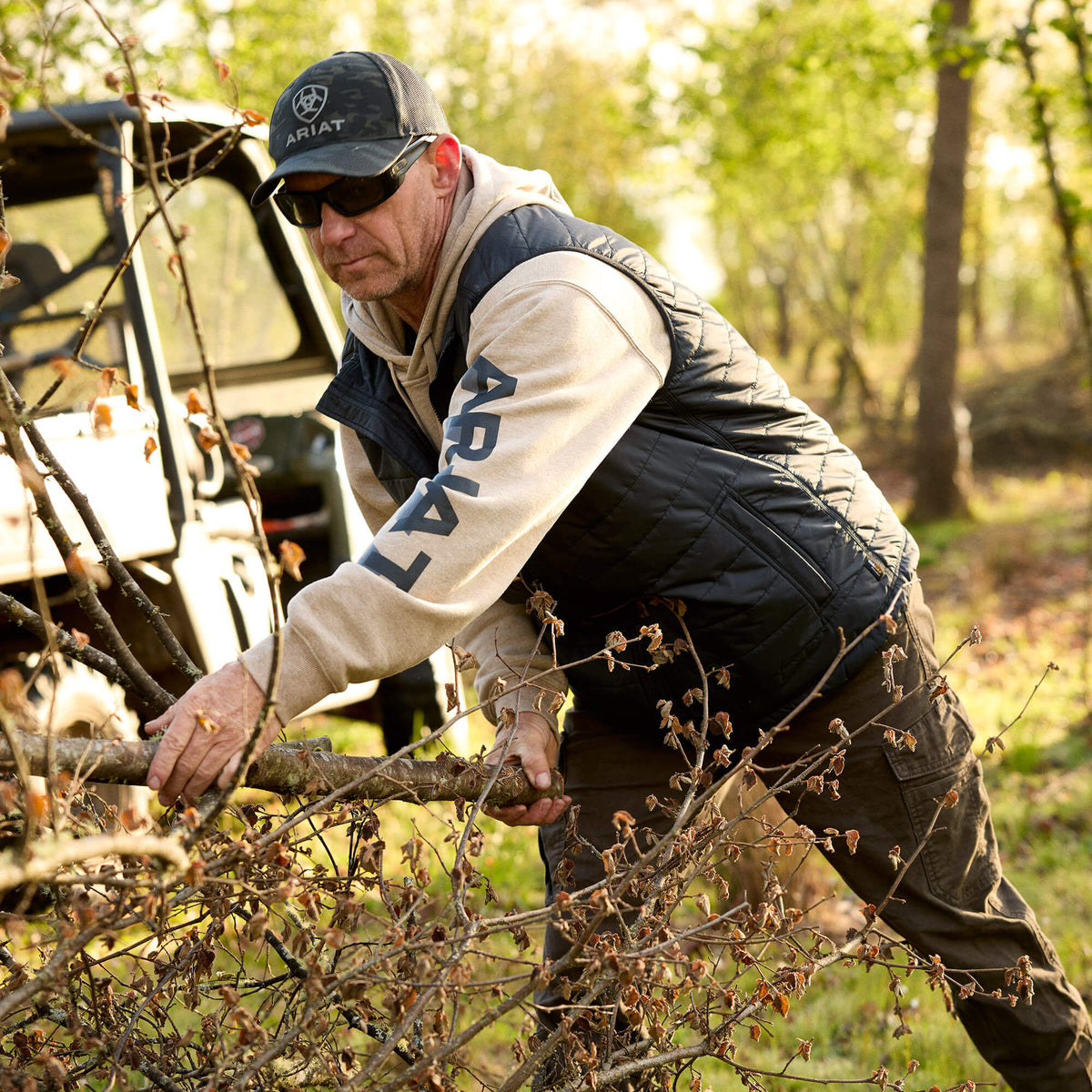 Ariat Classic Rebar Lightweight Logo Hoodie
