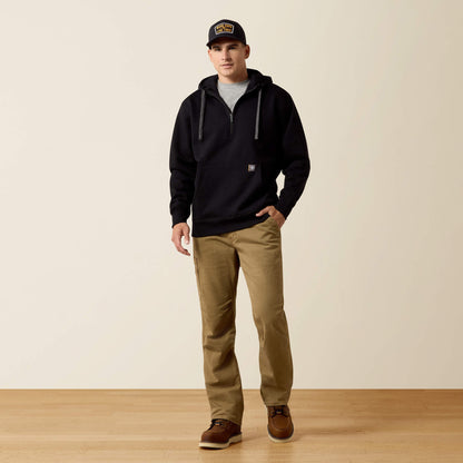 Ariat Exclusive Rebar Workman 1/4 Zip Hoodie