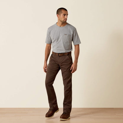 Ariat Special Offer Rebar M5 Straight DuraStretch Washed Twill Dungaree Straight Leg Pant
