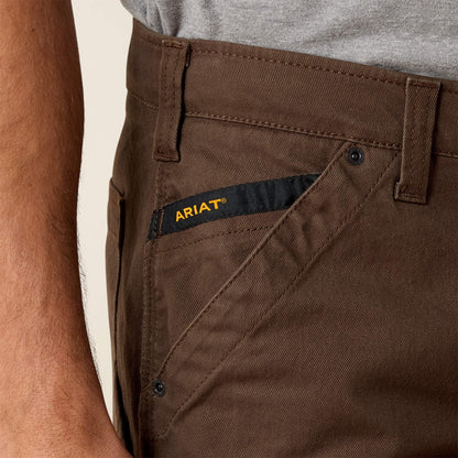 Ariat Special Offer Rebar M5 Straight DuraStretch Washed Twill Dungaree Straight Leg Pant