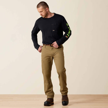 Ariat Essential Rebar M4 Relaxed DuraStretch Made Tough Double Front Straight Pant
