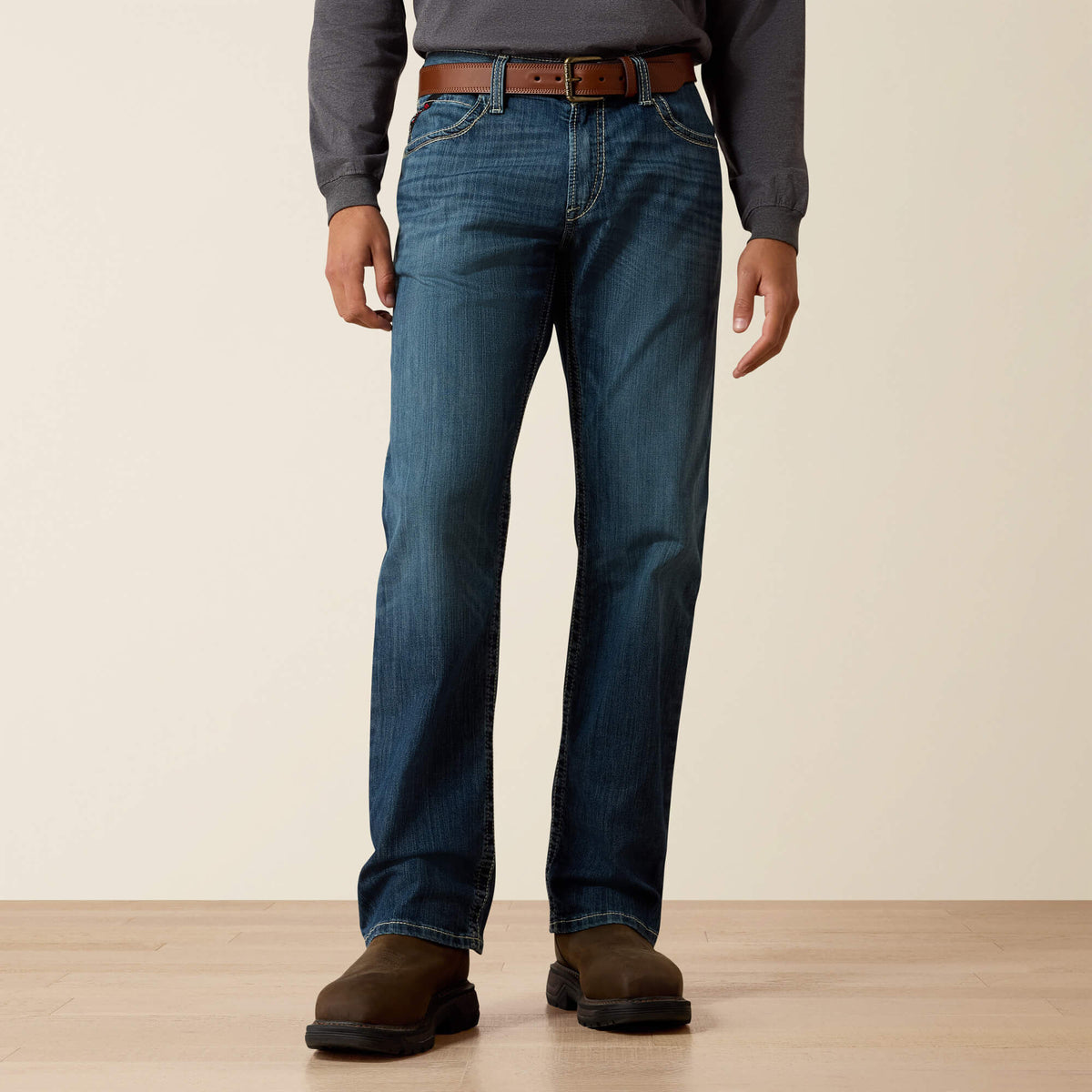 Ariat Quality FR M4 Relaxed Stretch DuraLight Boundary Boot Cut Jean