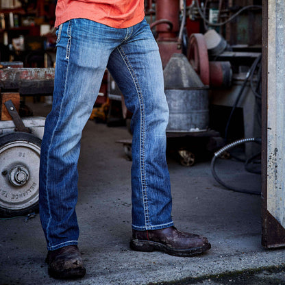 Ariat Quality FR M4 Relaxed Stretch DuraLight Boundary Boot Cut Jean