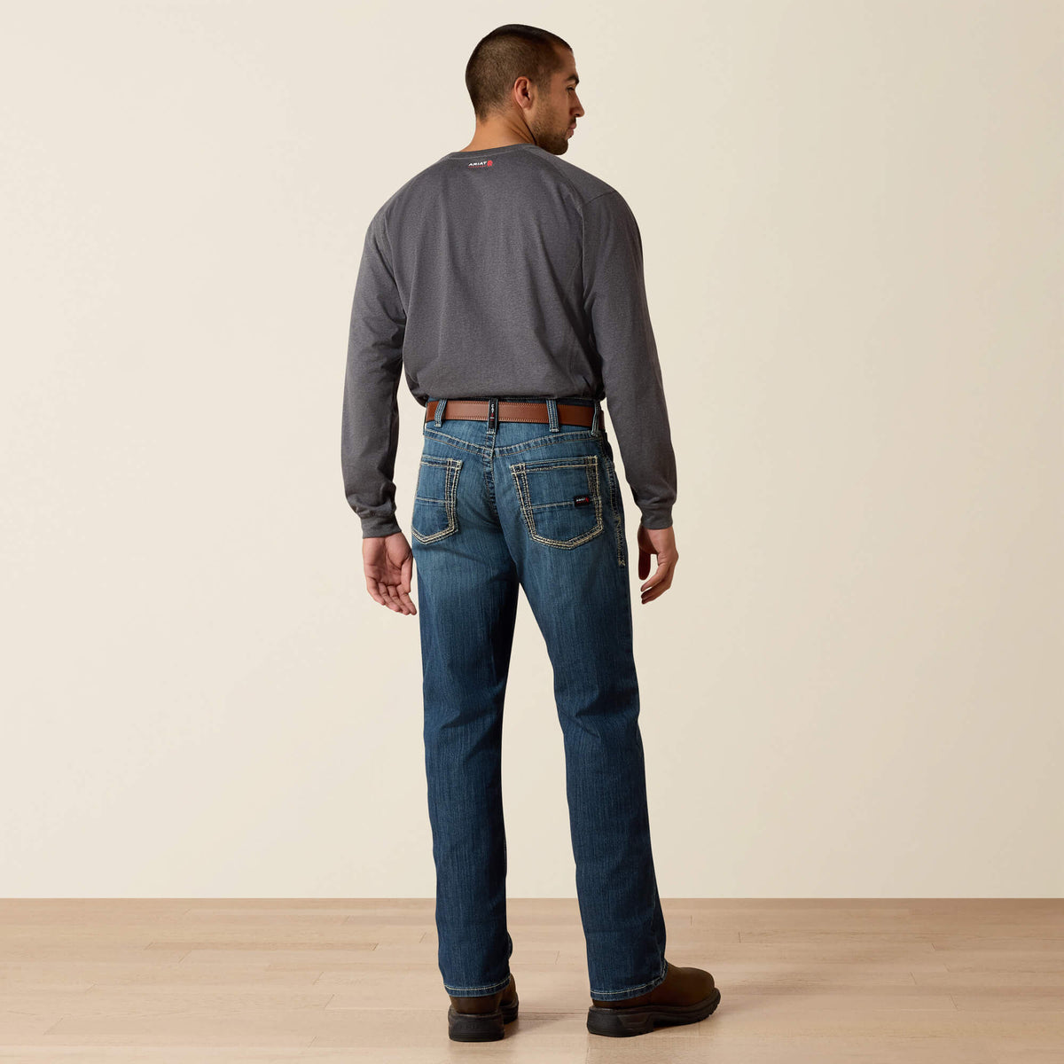 Ariat Quality FR M4 Relaxed Stretch DuraLight Boundary Boot Cut Jean