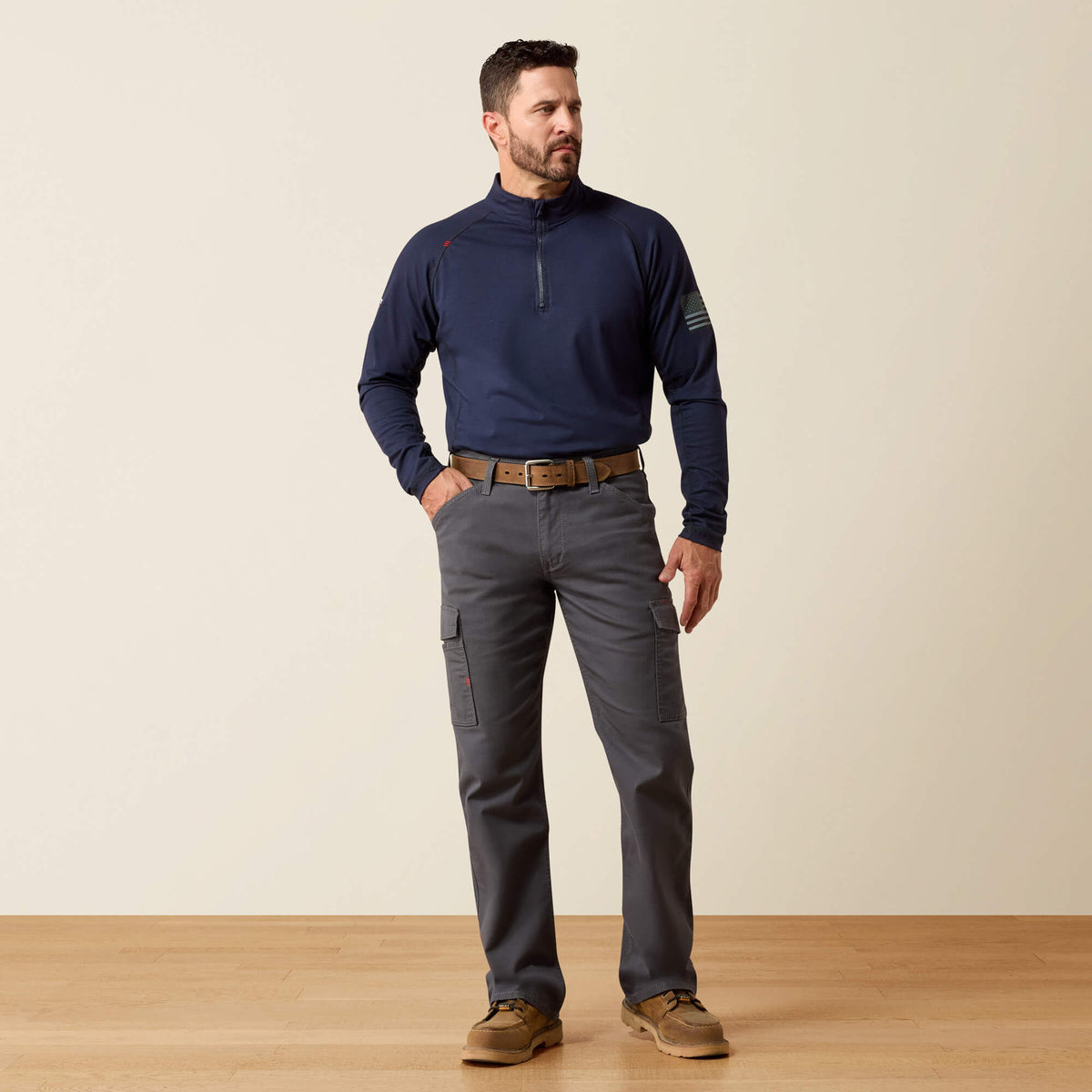 Ariat Special Offer FR M4 Relaxed Lightweight Cargo DuraStretch Straight Leg Pants