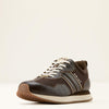 CHOCOLATE/ANTIQUE TAN CROC PRINT