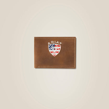 Ariat Recommended Flag Shield Bifold Wallet