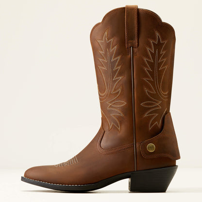 Ariat Exclusive Heritage R Toe EZ Zip Western Boot