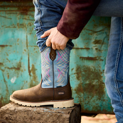 Ariat Deals Activator Waterproof Wide Square Toe Work Boot
