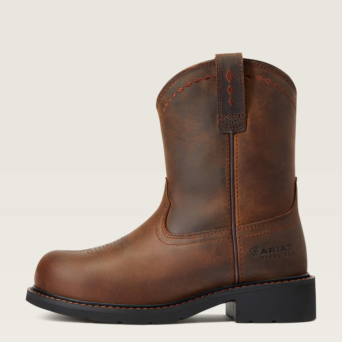 Ariat New Fatbaby Work Pull-On Steel Toe Work Boot