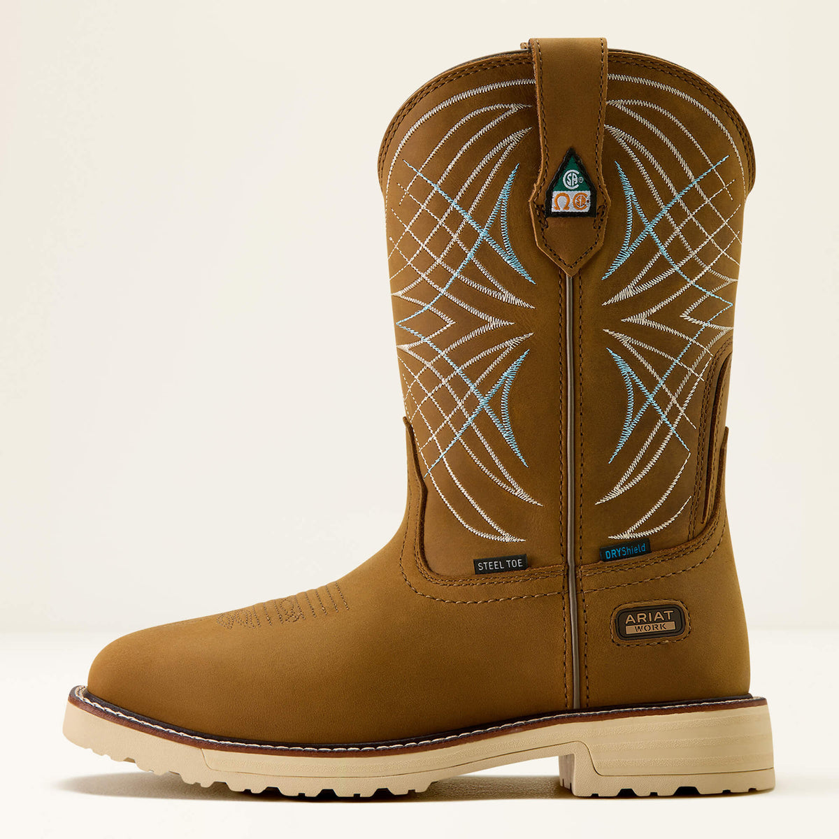 Ariat Trusted Activator CSA Waterproof Wide Square Toe Steel Toe Work Boot