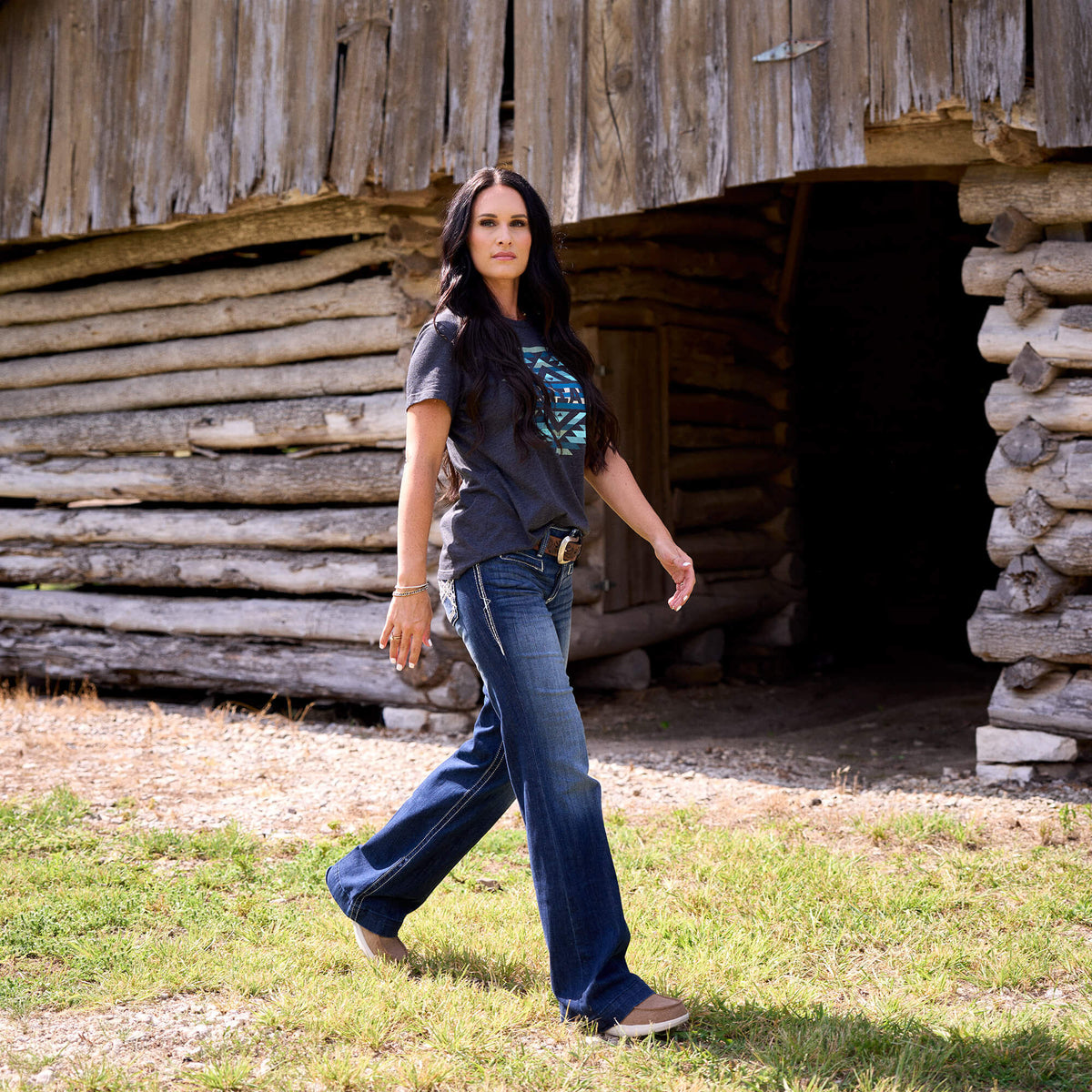 Ariat Signature Mid Rise Entwined Trouser Jeans