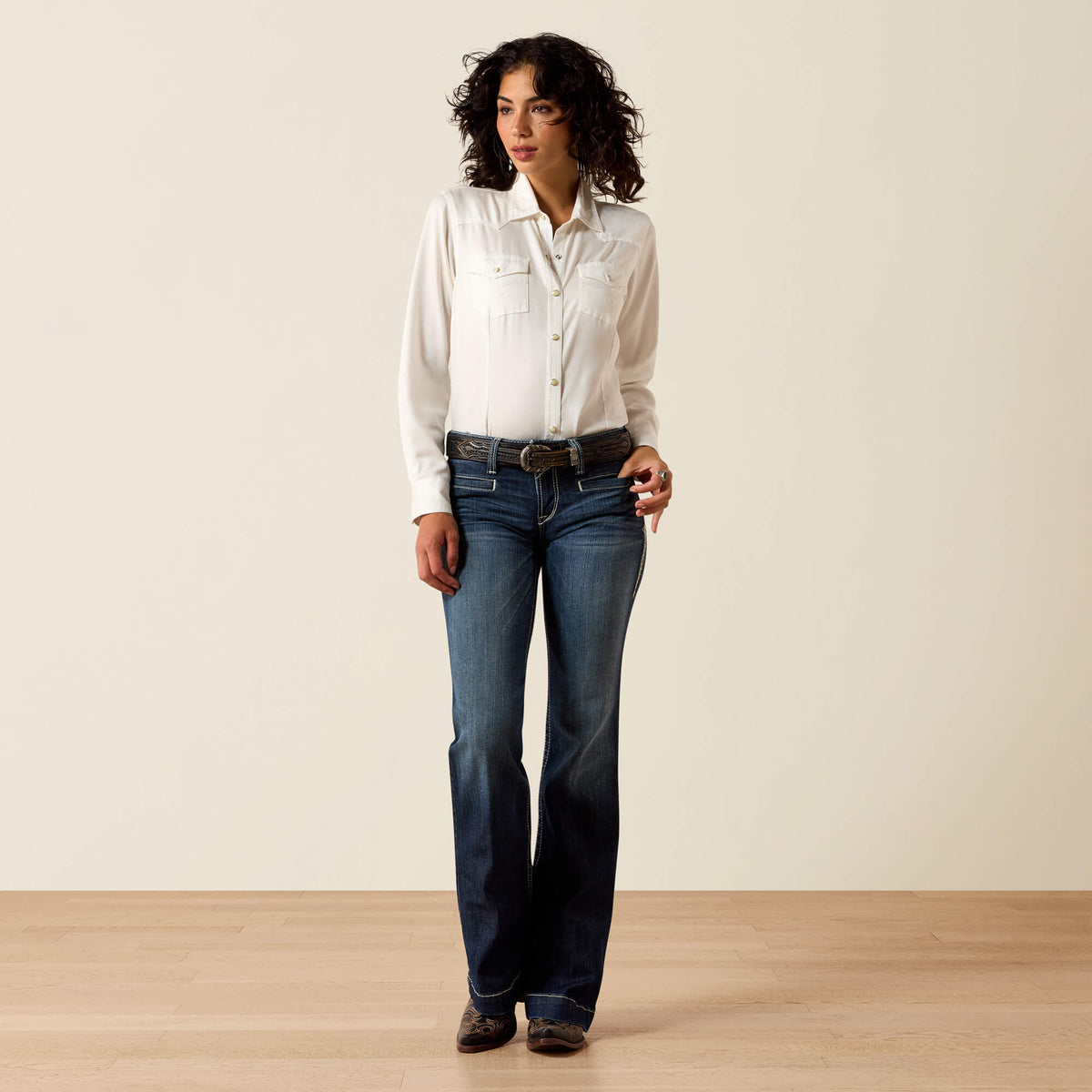 Ariat Signature Mid Rise Entwined Trouser Jeans