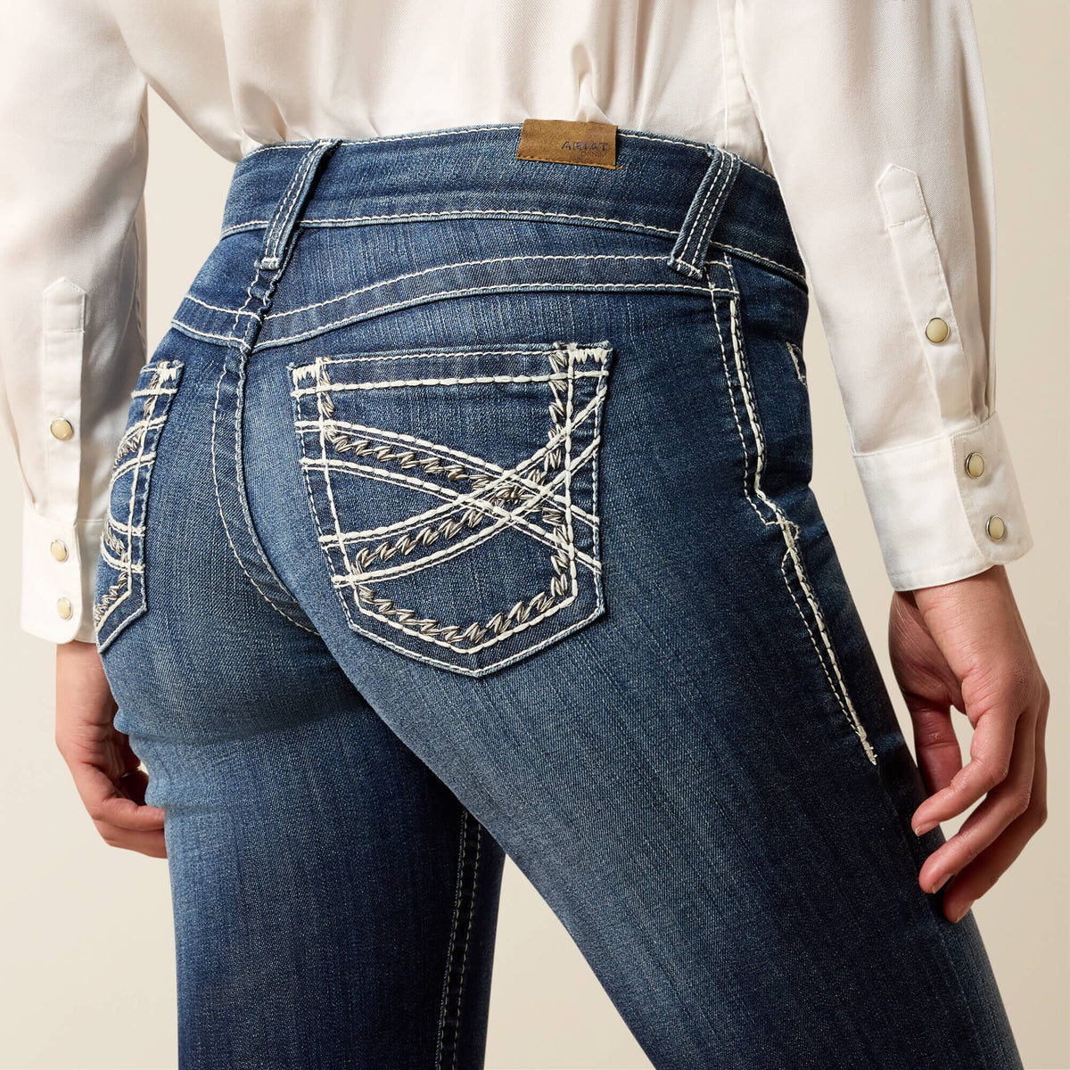 Ariat Signature Mid Rise Entwined Trouser Jeans