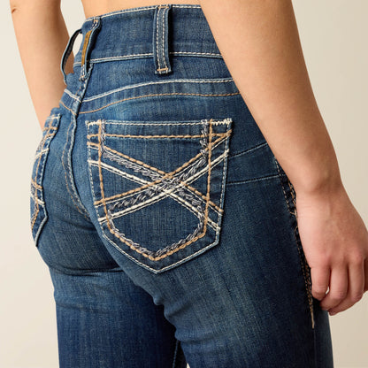 Ariat Deals Mid Rise Entwined Festival Boot Cut Jeans