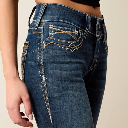 Ariat Deals Mid Rise Entwined Festival Boot Cut Jeans