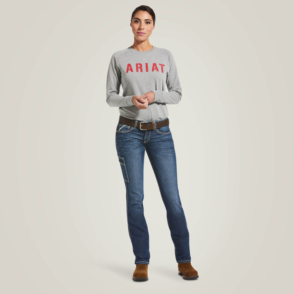 Ariat New Rebar MR DuraStretch Riveter Straight Jean