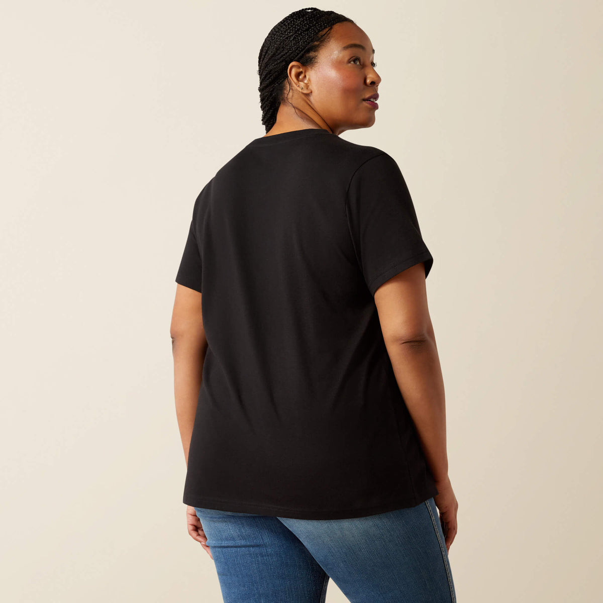 Ariat New Rebar Cotton Strong Standard V-Neck T-Shirt