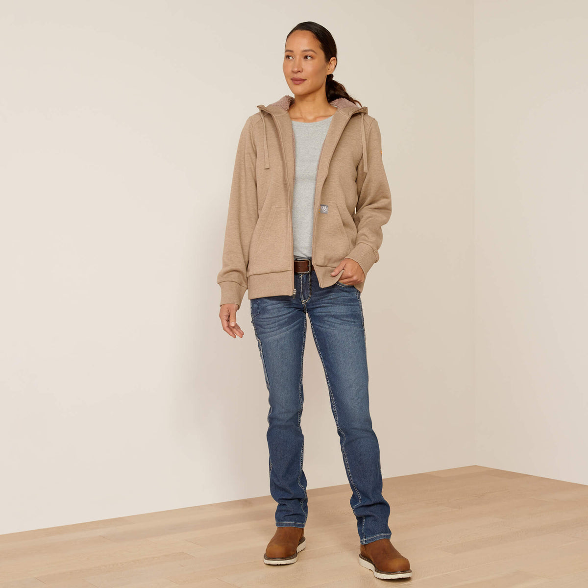 Ariat Best Price Rebar All-Weather Sherpa Full Zip Hoodie