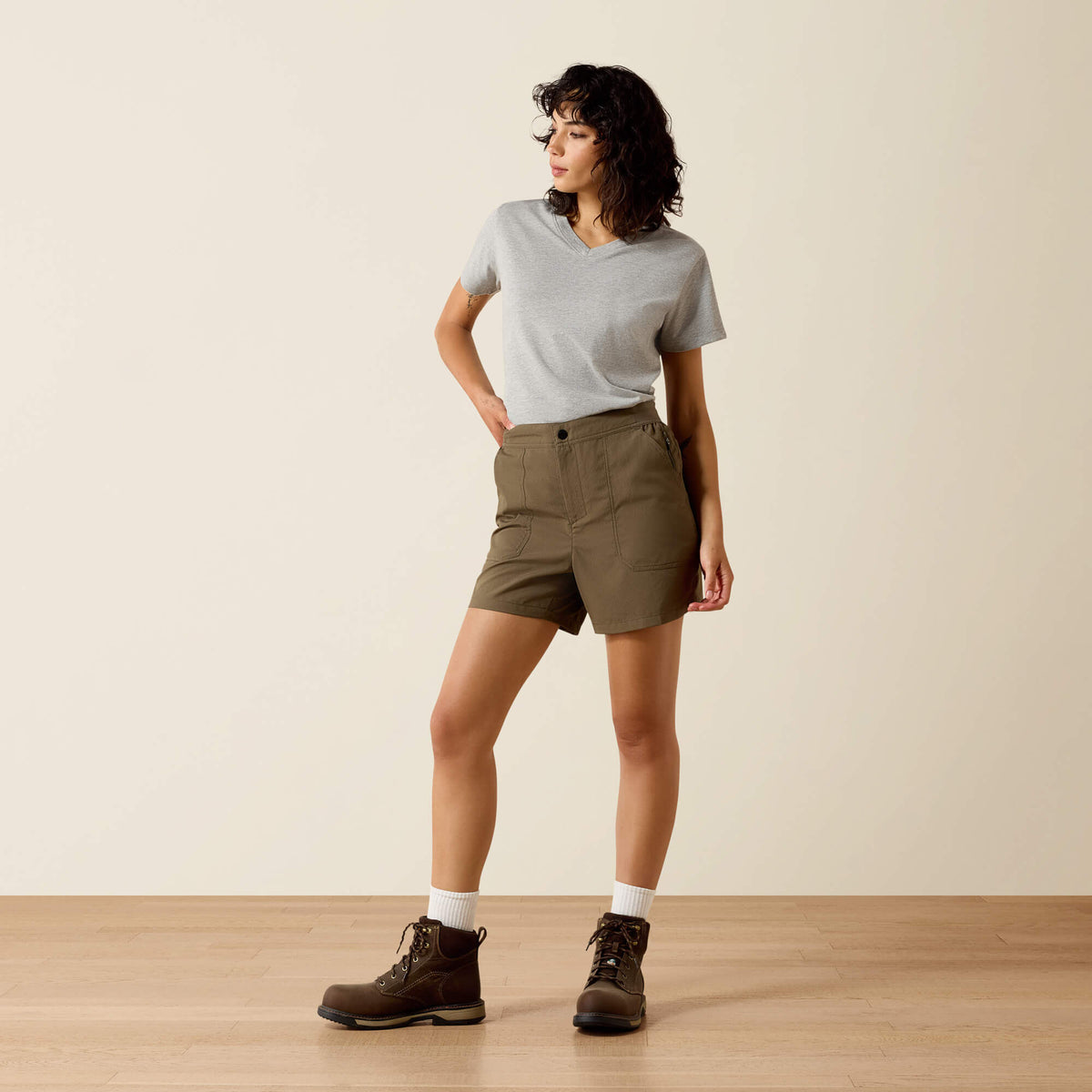 Ariat Premium Rebar Perfect Rise Workflow Ultralight 5" Shorts