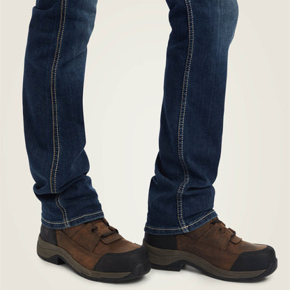 Ariat Quality Rebar Perfect Rise Riveter DuraStretch Straight Leg Jeans
