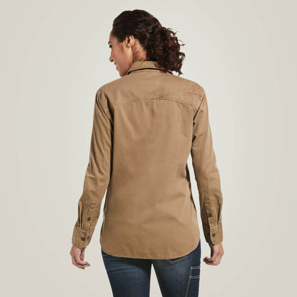 Ariat Hot Sale Rebar Washed Twill Work Shirt