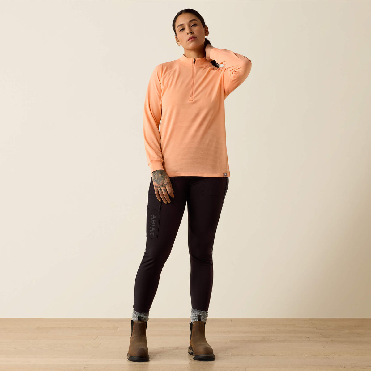 Ariat Recommended Rebar Heat Fighter 1/2 Zip T-Shirt