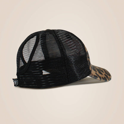 Ariat Hot Sale Embossed logo cheetah print cap