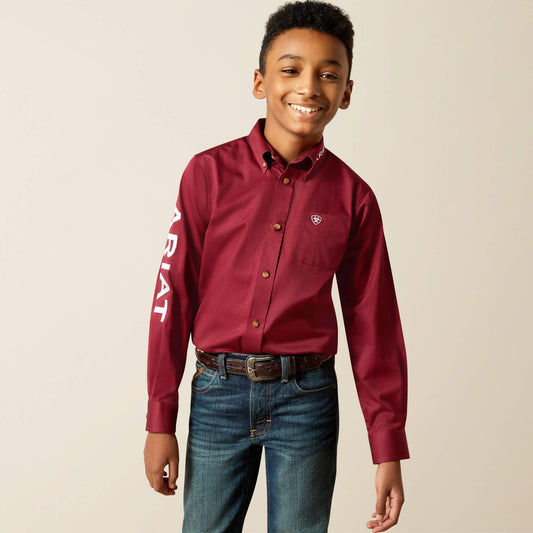 Ariat Essential Team Logo Twill Classic Fit Shirt
