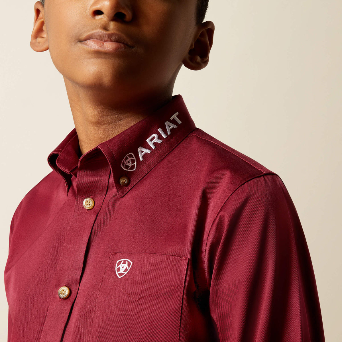 Ariat Essential Team Logo Twill Classic Fit Shirt